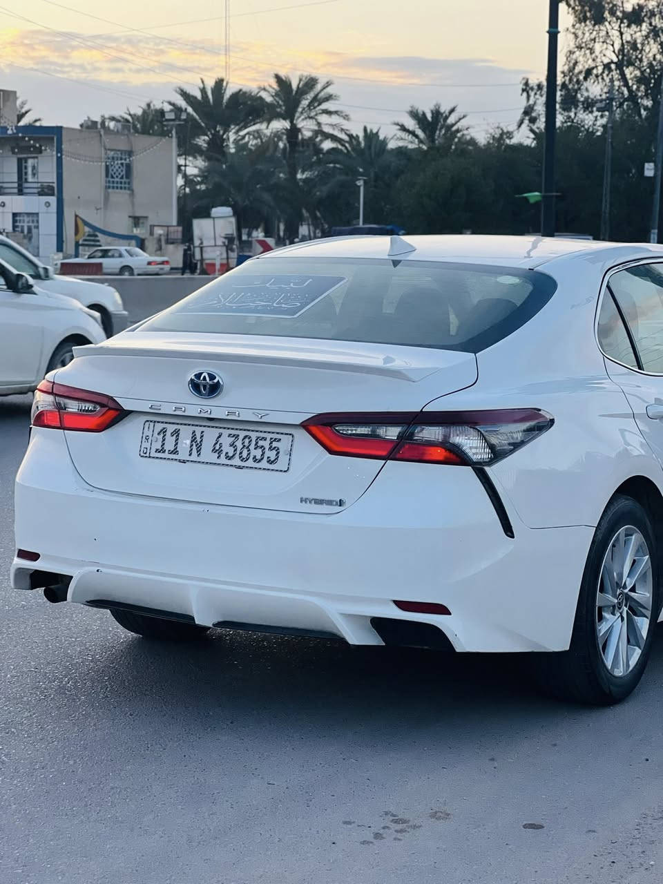 يالله 
كامري هايبرد للبيع خليجي وارد ياباني  مو (تكسي دبي) رقم بغداد باسمي  انكليزي 
كفاله السياره فقط بنيد مبدل كير مكينه بطاريه كله مكفول 
مديل 24 
سياره جديده بمعنه الكلمه حداديه فول حته تايرات اليابان بيها
 تحكم ستيرن هواي مواصفات بيها 
مكانها نجف السعر 183

***********

