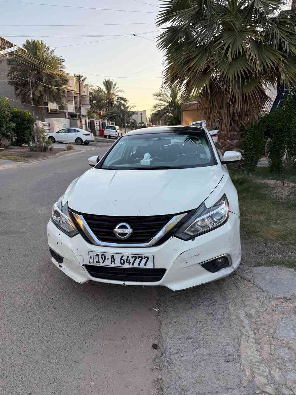البيع اقساط مقدمه 10 مليون وبشهر 300 الف 
السعر الكلي 17 مليون 
***********
مكاني حي العدل 

نيسان التيما 2018 وارد امريكي 
حادثه شجره واكعه على جاملغ والبنيد 
سونار موجود 

صدر جديد قبل اسبوعين سويته
منظومه تبريد كامله بدلته كله 
مبدل دهن كير ودهن مكينه 
سياره هسه طالعه من ادامه كامله
يعني نقص ما بيه يردله دعاميه اماميه بغداد, العراق
