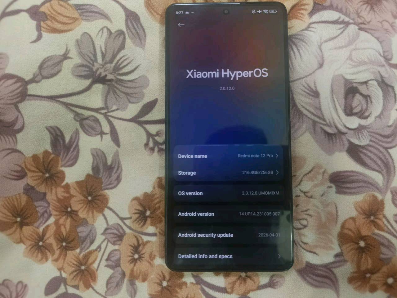 يا الله.. للبيع وحش الفئة المتوسطة Redmi Note 12 Pro 5G، الجهاز غني عن التعريف من ناحية الأداء والكاميرا.
الحالة: الجهاز أخو الجديد، نظافة 100%، لا شخط ولا تصليح ولا مفتوح سابقاً.
المواصفات العلى السريع:
الشاشة: AMOLED بتردد 120Hz (سلاسة مو طبيعية بالتصفح والألعاب).
المعالج: Dimensity 1080 يدعم الـ 5G، يشغل ألعابك بدون لاك.
الكاميرا: 50 ميجابكسل بمستشعر سوني (تصويره بالليل والنهار يبيض الوجه).
الشحن: يدعم الشحن السريع 67 واط (تترس البطارية بلمشة عين).
الملحقات: الكارتون وكافة ملحقاته الأصلية وياه.
?? ).
الجهاز عملي جداً وصورته وشاشته توب. المكان بغداد
للاستفسار وتفاصيل أكثر، راسلني خاص أو اتصل على: [7843572486]

السعر:320 الف وبي مجال بسيط خابرني وتأمر