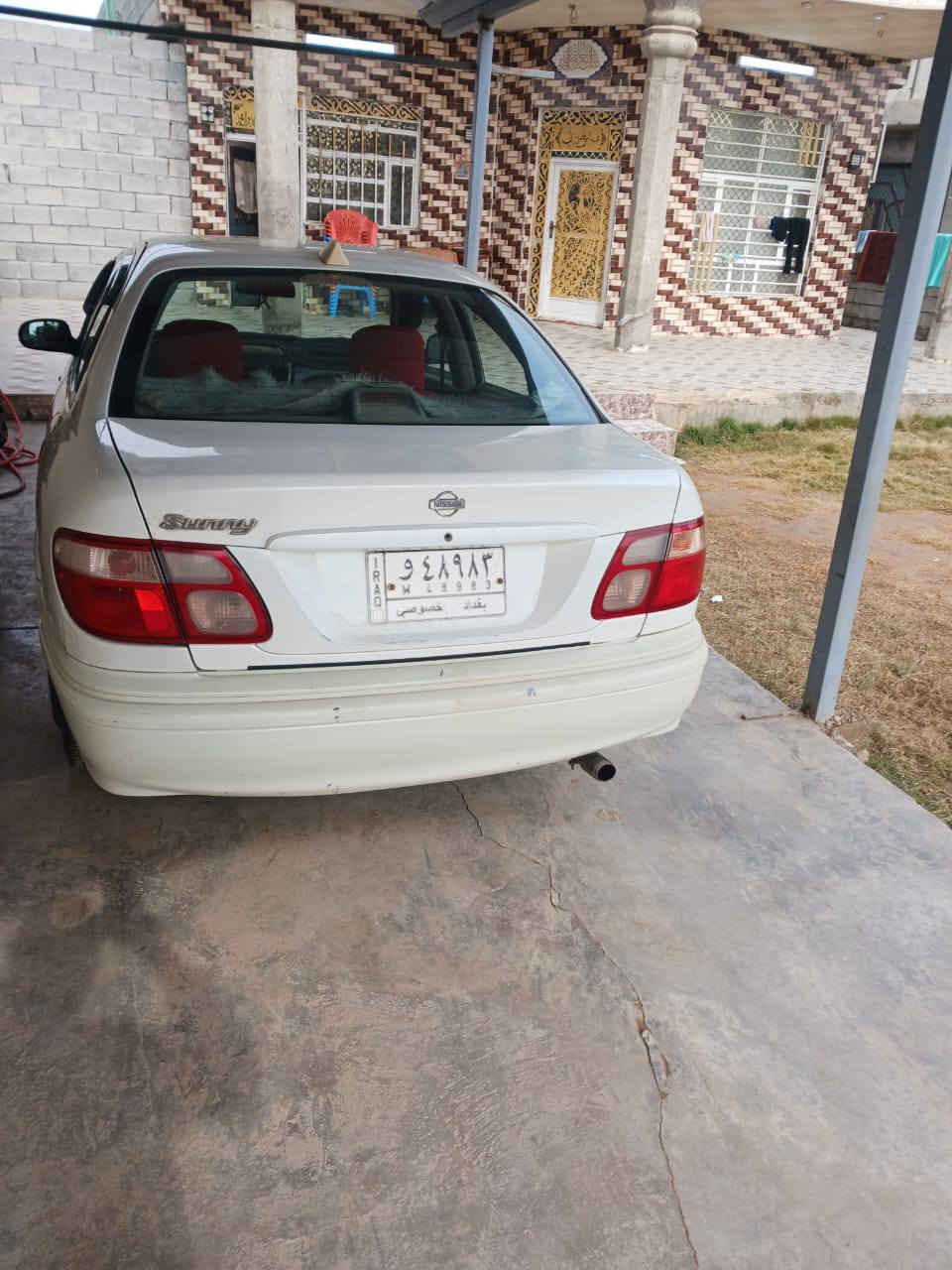 نيسان سني ٢٠٠١ مكينه كير مكفولات تخم تاير جديد تبريد ثلج رقم بغداد تحويل ثاني يوم مكلف بالنشر هذا رقم صاحبها مكان السياره صلاح الدين بلد ***********
