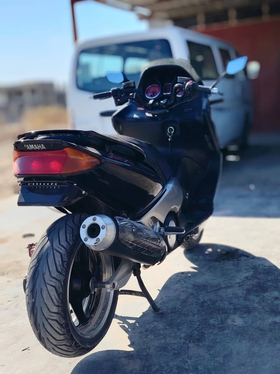 السلام عليكم للبيع تي ماكس 2008كفاله عامه من كلشي مكينه وكفر صالنصه اصليه الدراجه بحاله جيده جدا تايرات يابانيه الاستفسارات ***********
