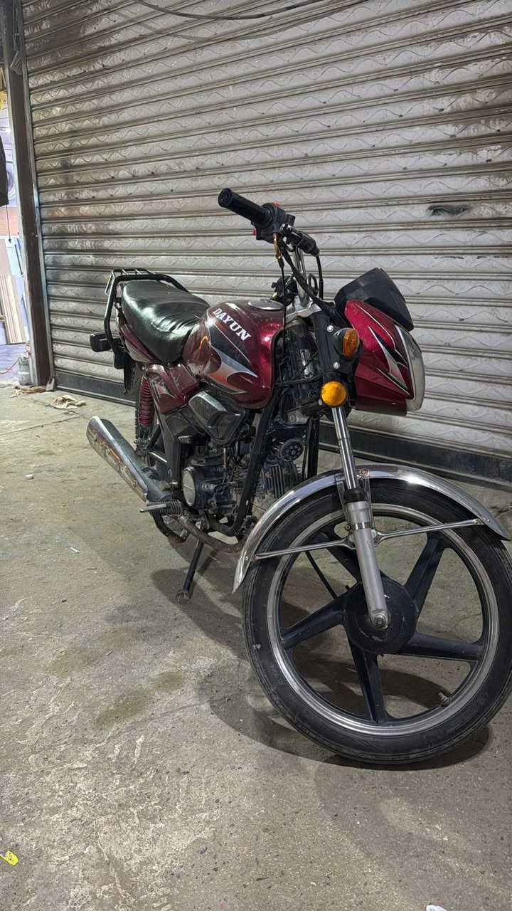 للبيع دراجة DAYUN دايون موديل 2022
التشغيل نكره سلف وباتري جديد
محرك ممفتوح ونضيف لا دخان ولا تبخير
حالة الدراجة جيده وجاهزه
اوراقه استنساخ موجوده

 السعر: 800 ألف (قابل للتفاوض للجاد)

 الموقع: الوزيريه

للتواصل خاص او واتساب ***********
