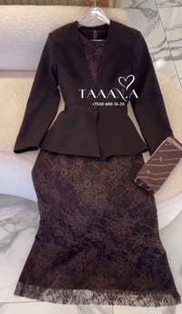 فستان • خامة ايطالي • مقاسات ٣٨-٤٨