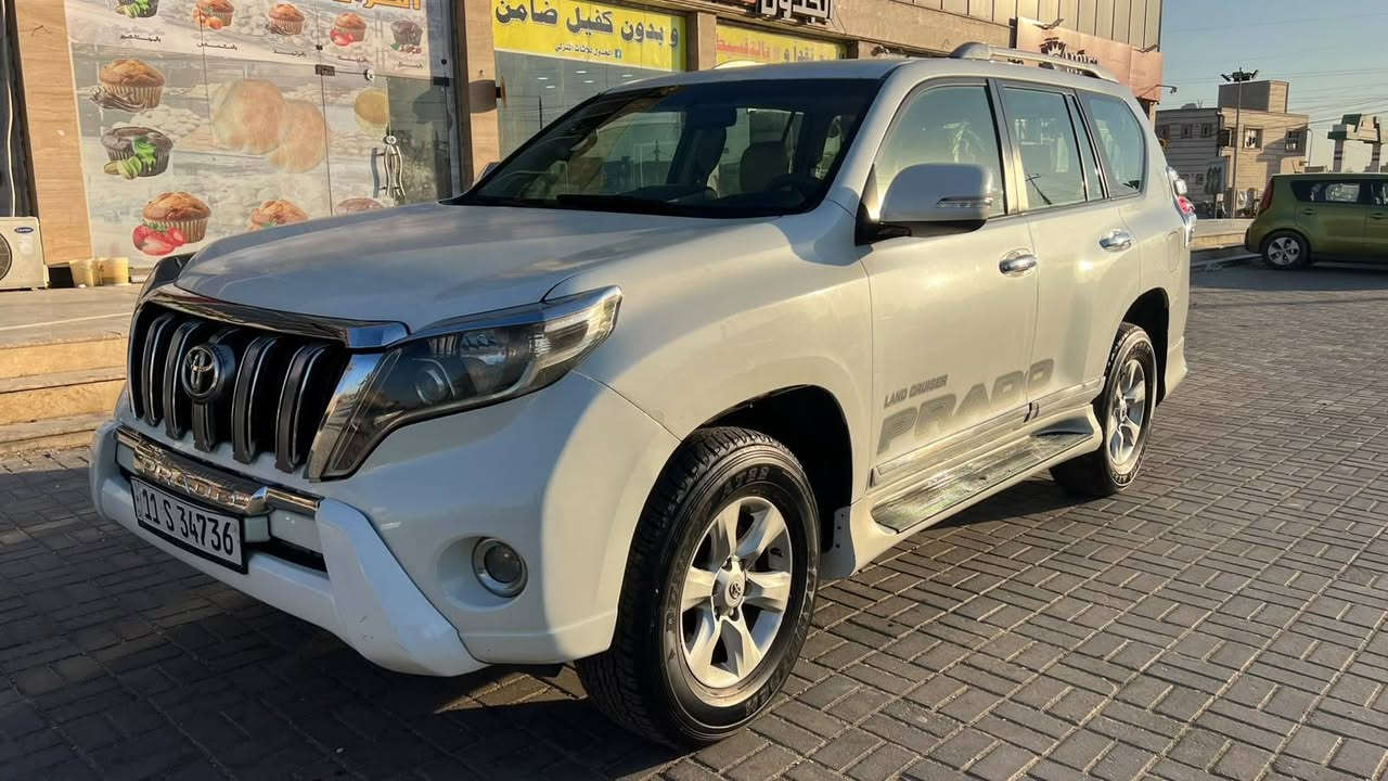 السلام عليكم للبيع او مراوس تويوتا برادو موديل ٢٠١١ محرك ٢٧٠٠ اربعه سلندر تدفئة وتبريد ثلاث قطع سبعه راكب فور ويل شاشه كاميرا مري شفط داخل نظيف كهربائيات كلهه تشتغل مكفوله من الحادث بيها صبغ جزء من ثلاث قطع بدون معجون ولا حادث اثر خدوش بسيطه كير ومحرك مكفولات تخم تاير جديد مكانها بغداد الدوره هاتف *********** سعرها ١٩٥ بغداد, العراق
