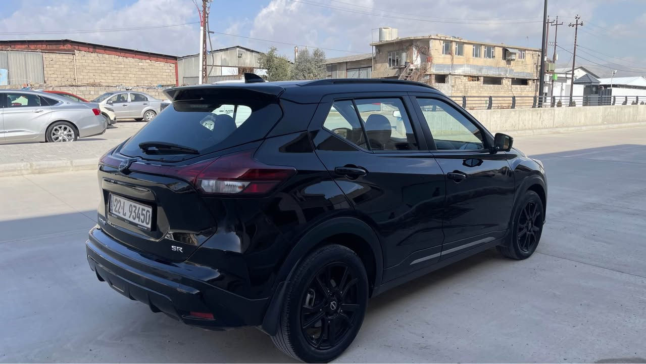 Nissan kicks 2023 SR
مواصەفات SR ی فوول 
گێچ ئەلیکترۆنی
برێک بەسمە
بەسمە
شەغال
کامێرا ٣٦٠ پلە 
ڕادار
سەماعە BOSS 
کوشین جلد و هیتەر
سوکان هیتەر
 ئۆتۆهۆڵدە
 کارپلەی ئەندرۆید ئۆتۆ
تەنها ٢ پەڵەی بچوکی بۆیاخە
***********

‎عربی::

Nissan kicks SR

مواصفات السيارة Sr فول مواصفات
عداد شاشة 
كامرات 360 درجة( خمس كامرات) 
سماعات سستم صوت BOSE حتى تكوة الرأس بيها سماعة 
بصمة وتشغيل عن بعد
هاندبريك بصمة
كشن جلد لونين مع تدفئة بالكشنات
رادارات 360 درجة امامي وخلفي وجانبي
محافظة على المسار
مامع اصطدام 
نقاط عمياء 
شاشة كبيره تدعم ابل كاربلاي 
اوتو هولد 
وباقي مواصفات الكيكس المعروفة
فقط شبر صبخ
*********** السليمانية, العراق

