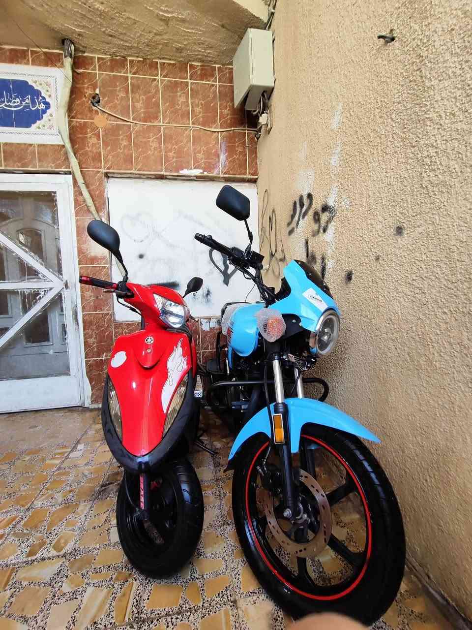 دراجتين للبيع
1-دايوان موديل 2023 سمائي مرقمة تحويل ثاني يوم فول نظافة مكفولة  عامة + كاميرات مع تسجيل صوت أمامية خلفية 
2-ماكس رمبة لون أحمر فول نظافة . 
الاسعار على الخاص الاستفسار ***********
