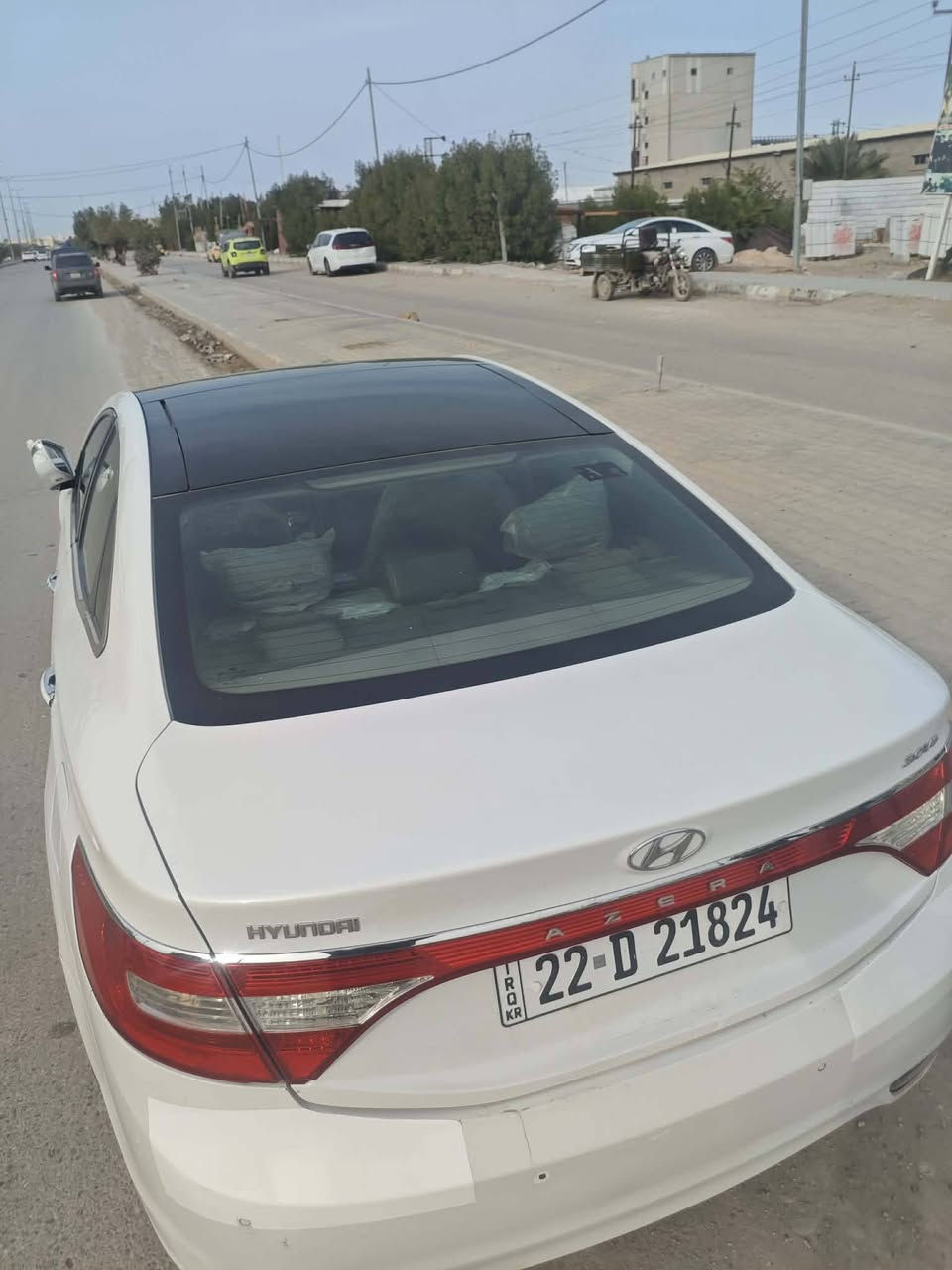 السلام عليكم ورحمة الله وبركاته
هونداي ازيرا موديل 2012 خليجي فول موصفات  Vip
 مكينه 6 سلندر 3000 الاف
سيارة مكفولة كفالة  عامه 
موصفاتها فوول الفول 
بصمه ابواب وتشغيل بصمة جنطة بانوراما طكتين 
كشنات جلدداخل جلد ملكي تدفئه  كشنات
قطعتين تبريد تحكم كشنات منفصل ابواب تحكم بيانو
تحكم كشنات كهربائي 
برده خلفيه كهربائيه بردات جانبيه خلفيه 
مري شفط نظام ترحيب اناره داخليه 
فتح صندوق ذكي لدات خلفي 
كاشف ضباب امامي حساس امامي خلفي 
نظام اصوات رهيييب لد مري جانبي سايد برك بصمه
يدات نيكل إشارات ترحيب جانبي دبل كزوز خلفي 
ويل كب 19 كروم وبعد بيها هواي مواصفات 
سيارة جديده جدا وراقية
سعرها 122 وبيها مجال بسيط للشراي ان شاء الله
عنواني ديوانية للاستفسار ***********
*********** اني مكلف بالنشر هذا رقم راعيها
Jwad Alshamary  وهذا حساب راعيها ابو محمد
