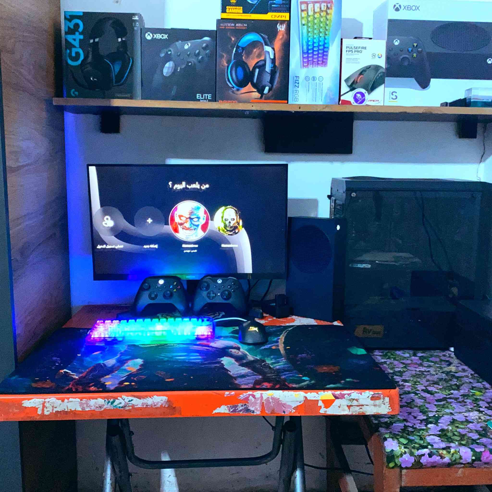 السلام عليكم شباب عندي اكس بوكس سيريس اي واحد T نظيف %100 بس حاليا تاركة بسبب الشغل وممحتاجة عارضة للبيع سعر
400 قفل نظيف وممفتوح اللّٰه شاهد تكدر تفحصة بيدك وإذا تأخذ ويا الشاشة والكيبورد والماوس والساعة هم عندي وعندي بطاريات ومبرد مال بلي احسبلكياة 650 وبي مجال للطيبين وشكرا
*********** واتساب فقط
و للعب اليوم ا
