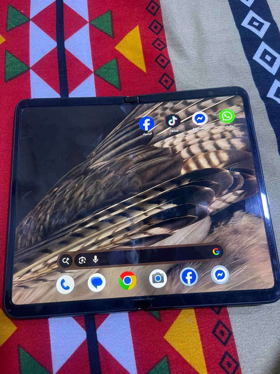 جهاز العملاق كوكل بكسل فولد ذاكره 256 رام 12 شاشة سوبر امولد بنعدل تحديث 120 هيرتز بوبجي 90 فريم كامرات فول الفول عدسات نيكون بطارية قوية جدا يدعم الاي سيم والذكاء الاسطناعي باقي المواصفات تكدر تشوفه بل يوتيوب جهاز بل شرط انطي اي عيب مابي ماواصل مصلح كل عيب مابي سعرة مناسب جدا 875 بي مجال بسيط للشراية للعلم سعر الجديد ماله  18 ورقة مايقارب ال مليونين او 550 الف سعرة وتكدرون تتاكدون من صحة كلامي واني راح اخليلكم سعر الجديد مع المنشور وتحياتي للجميع


**إذا كنت صاحب هذا الإعلان وتريد حذفه لأي سبب، رجاءا أرسل رسالة إلى الدعم الفني**