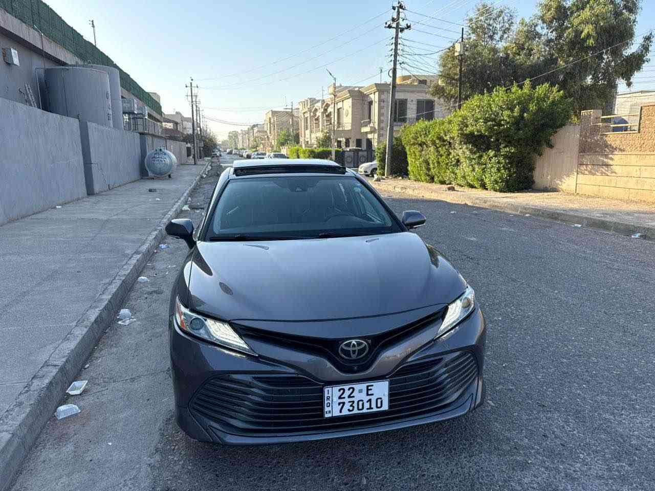TOYOTA CAMRY 2020 XLE – 1/1
‎تۆیۆتا کامری ٢٠٢٠ (XLE) فوول مواسەفات ئەمریکی
٤ بستؤن
‎سەیارەیەکی زۆر جوان و پاکە، نموونەیەک لە هەیکەل و جوانی.

‎مواسەفات (XSE – Full Option):
‎• پانۆراما
‎• سیستەمی ڕاداری 360 پلە (پێش، پشت و تەنیشتەکان)
‎• ڕاداری خەتی جادە
‎• کوشن جلد
‎• کوشن سارد و  گەرم 
‎• 4 جۆر کوشن کارەبایی
‎•چوار ساڵنسای بیلادی
‎•مؤبايل چارج
• Auto Hold(ئۆتۆ هۆڵد)
‎•بەسمە
‎• برێکی بەسمە
‎•3 جۆر مۆدی لێخووڕین(ECO, SPORT, NORMAL)
‎• 3 جۆر گێڕ (ئۆتۆماتیک، عادی، گێڕ لە سووکان)
‎• شاشەی گەورە
‎• کامێرا و حاسە
‎• تەحدید سورعە
‎• تەحەکوماتی سەر سووکان
‎• چوار دەرگا بەسمە
‎• لایتی پێشەوە LED، عەدەسە، زینۆن، بلاجیکتۆر
‎• لایتی پشتەوە LED 
‎• زۆر مواسەفاتی تر

‎• کامل سێرڤس کراوە
‎• 4 تایەی تازەی لە ژێرە
‎• پێشی کەپسە و ئێرباگ نەتەقیوە
‎• کامل بیلادیە

‎گێڕ و مەکینە نەکراوەتەوە بە شەرت
‎گێڕ و مەکینە و تەبرید و کارەبایات بە شەرت

‎ڕەقەم و سەنەوی تازەیە
‎تحویل و غرامە بە شەرت
‎ 0750 461 8834 أربيل, العراق
