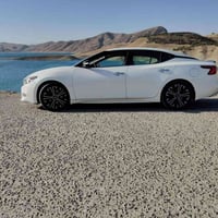 نيسان مكسيما ( 2017 Platinum Edition )  أبيض صدفي   السيارة أعلى فئة  ...