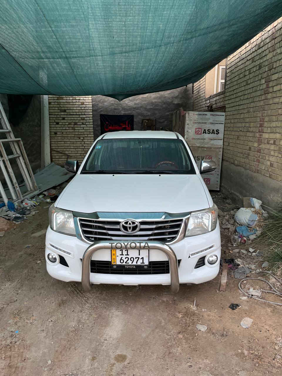 سلام عليكم مري خصت صاحب الكروب تويوتا هايلوكس موديل ٢٠١٥ كويتي السياره مكفوله من الدعاميه إلى الدعاميه كافله عامه وضع الشركه رقم بغداد إنكليزي سنويه بأسمي عنوانها كربلاء المقدسه شارع الشيخ أحمد الوائلي  قرب مستشفى زين العابدين السعر240 وبيها  مجال حك الجيه وهذا رقمي ***********غير متواجد على الخاص فقط إتصال
