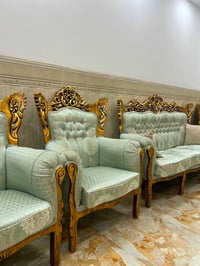 طقم كنب • ٢ كبار ٢ صغار • حي البكر