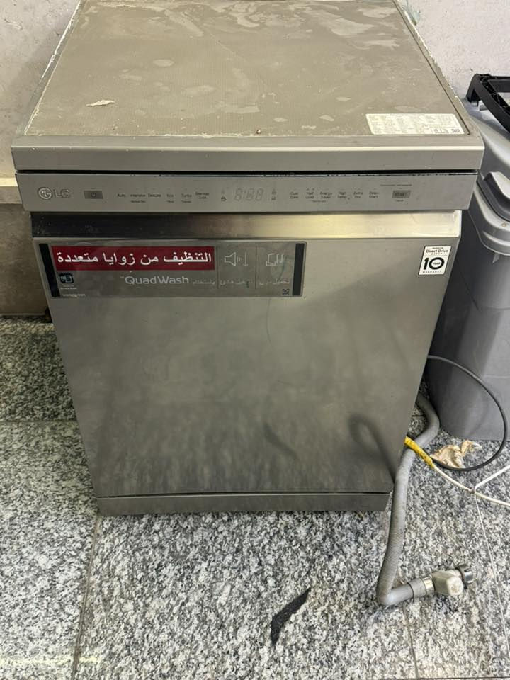 غسالة مواعين للبيع مستعمله بغداد حي الجامعه  LG اصلي ٣٠٠ الف. بيه عطل بسيط حرف LE يطلع بشاشه  ***********
