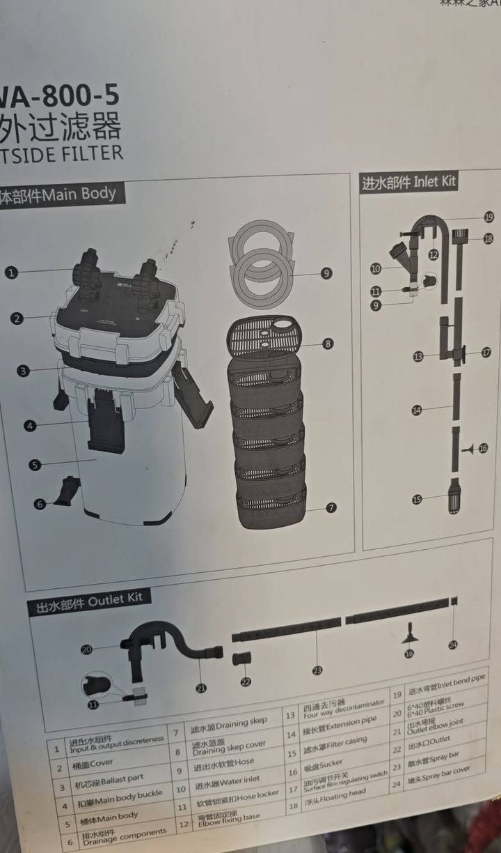 فلتر كانستر من افضل اصدارات شركه سنسن
XWA-800-5
طبعا اكيد يحتوي ايضا على سرفس سكمر لسحب الدهون والشوائب على سطح ماء الحوض
XWA-800-5
اصدار مميز جدا
يتميز بمحرك مضخة فائق الهدوء. يحتوي على 5 طبقات من سلال الترشيح. مزود بأربعة أقفال أمان لضمان ومنع تسرب المياه

مع انبوب خاص لصيانه الكانستر

السعر130.000

متوفر توصيل بغداد 5محافظات7


**إذا كنت صاحب هذا الإعلان وتريد حذفه لأي سبب، رجاءا أرسل رسالة إلى الدعم الفني**