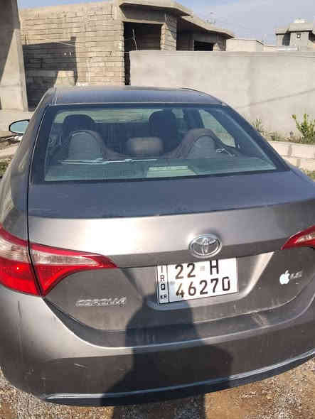 السلام عليكم 
للبيع 
كورلا موديل 2017 مواصفات LE مرقمه اربيل دولي باسم البايع شرط التحويل والوكاله بيها اربع قطع بدون دواخل 
گير ومحرك شرط صدر جديد وتايرات جديده 
السعر 125 نقدي وبيها مجال 
وترهم مراوس بسياره كامري حديث 
عنوان السياره صلاح الدين قريه المسحك 
خاص ما اجاوب 
للاستفسار الاتصال على الرقم التالي 
‏‪0782 170 8625‬‏
