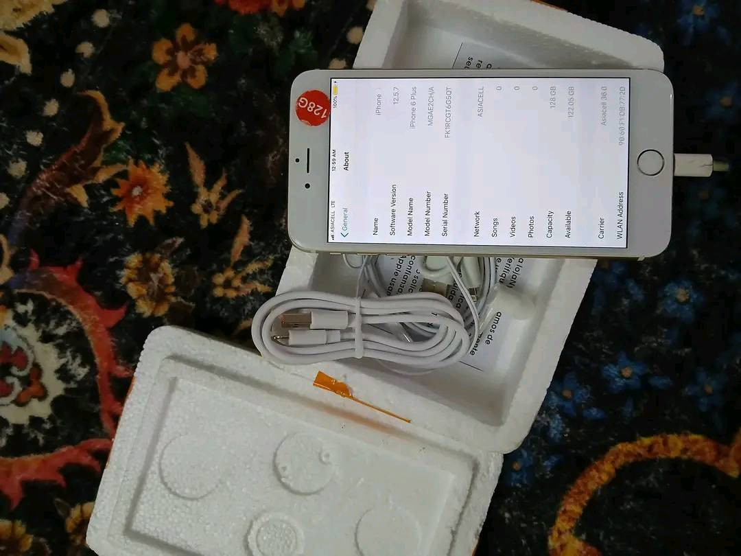 سلام عليكم متوفر ايفون ٦بلاص 
الذاكرة١٢٨✅
البطاريه١٠٠✅

الخط شغال ✅+الكامرة شغاله ✅

السعر٨٠الف مكاني كربلاء المقدسة طوريج السياحي توصيل لايوجد.


**إذا كنت صاحب هذا الإعلان وتريد حذفه لأي سبب، رجاءا أرسل رسالة إلى الدعم الفني**