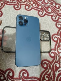 ايفون ١٢ برو ماكس ذاكرة ٢٥٦ مبدل شاشةوالفيس ايدي واكف باقي مكفول من كل...