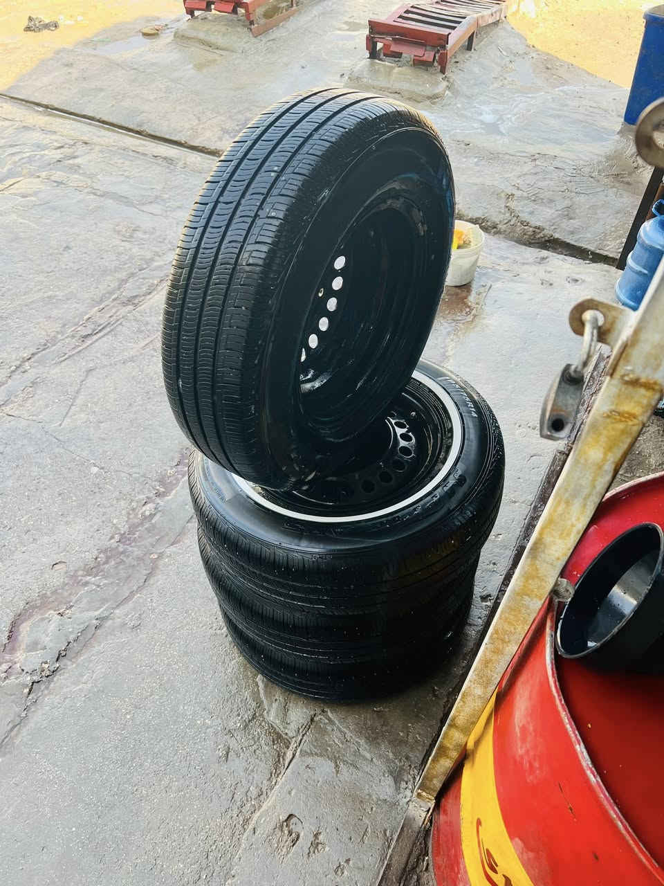 السلام عليكم تحويره ويل سلبرتي وتاير عالي مال كورله جديده فقط ويل وتاير مكان نجف السعر 450 
***********
