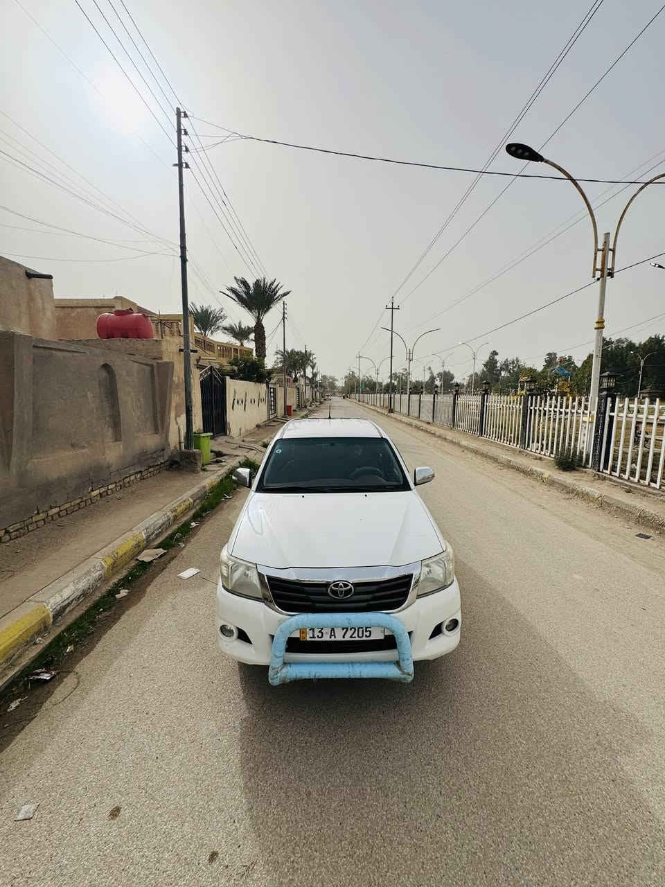 TOYOTA HILUX 2013
كويتي -الساير 
شاصي 19
كفالة من الضربة والتبديل والحادث القوي بيها صبغ بسيط نهاية البدي موضح بالسونار 
رقم ميسان انكليزي تحويل مباشر 
كير عادي 
مكينة مكفولة من التبخير والتنقيص 
حدادية. 100‎%‎
تبريد تدفئة كله شغال 
جاهزه السياره من كلشي ما ناقصها برغي 
عنوانها /الناصرية-قضاء الدواية 
***********
