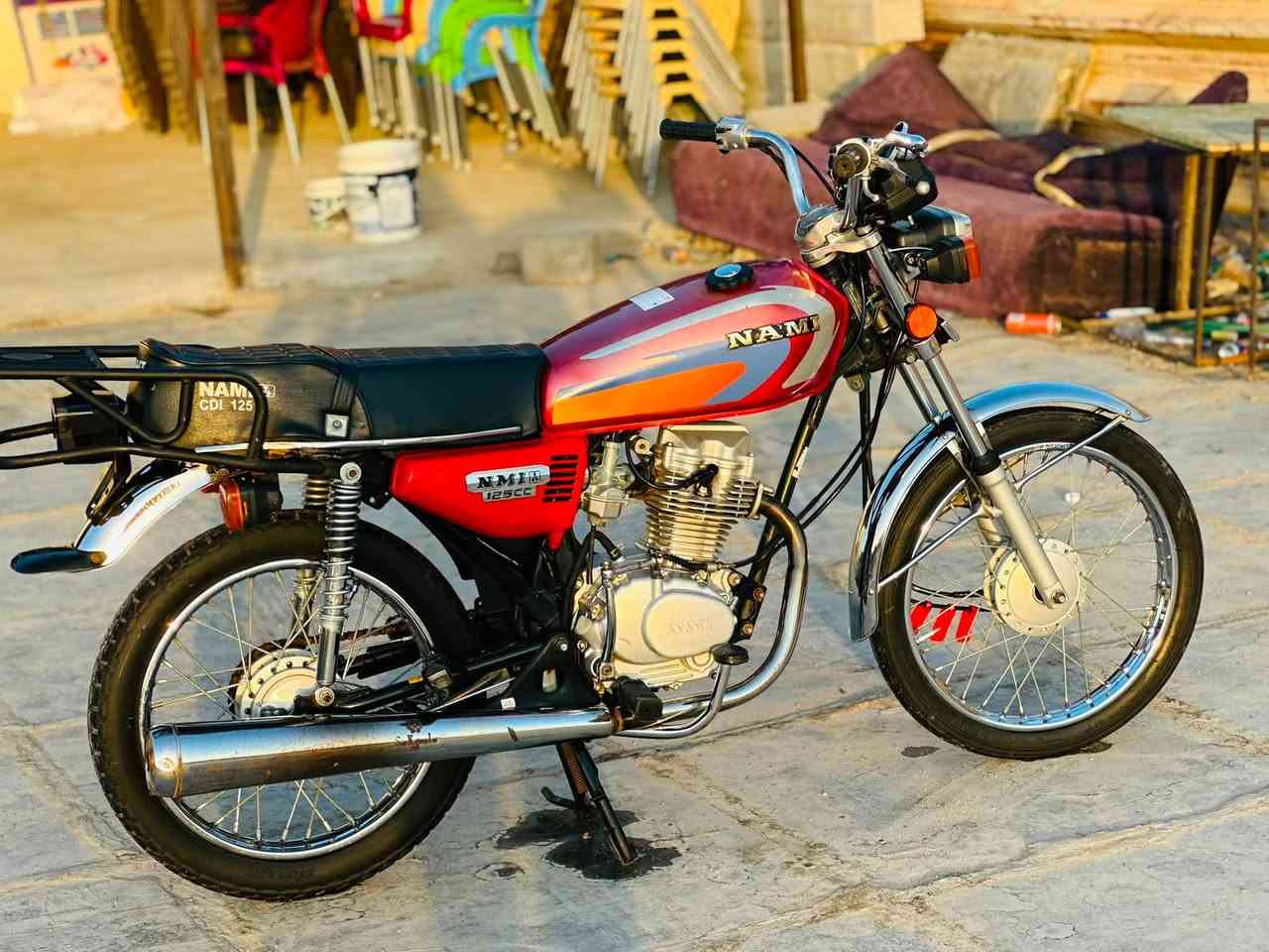 السلام عليكم دراجه نامه شلامجه تعميره شاصي 22والتعميره24اوراق سكنر مكينه مفتوحه مبدل بيها فقط ولفات للبيع او مراوس بماكس منغولي حسب القناعه مكاني السماوه السوير السعر خاص ***********
