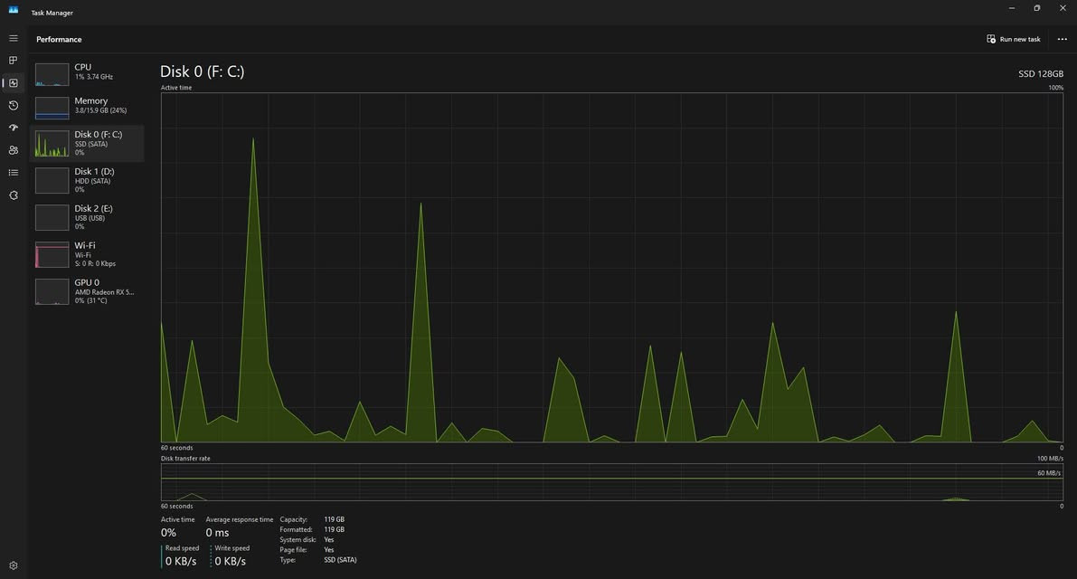 تجميعه للبيع🖥️
📋مواصفات:📋
معالج رايزن 5 4500
كرت الشاشه Rx 580 Vram8GB
رامات 16 DDR4 سرعه القصوى لكل وحده 4000 ميجا هيرتز
تخزين الاساسي 128GB SSD
الثانوي 1TB HDD
باور سبلاي 750W

ريمونت كونترول RGB لتغيير لون الي بالتجميعه 
نظام التبريد هوائي برجي
4 فانات للهواء
الماذربورد تجي 2× USB 2.0 و 2× USB 3.0
الكيس يجي 2× USB 2.0 و 1× USB 3.0

تشغل التجميعه (عن تجربه)
 Gta 5 محسنه و العاديه
gta san محسنه و العاديه 
fiveM
اساسن كريد ميراج
فيفا 23
بلاك اوبس 3
Forza horizon 4 & 5
the crew 2
rocket league بفريمات توصل 230 فريم

و تجيك هديه USB واي فاي 

متوفر توصيل من باب البيت الى باب البيت و جميع محافظات العراق و التوصيل مجاني 

💸السعر 550 الف و بيهه مجال للشراي 💸

للتواصل واتساب او اتصال:
***********
***********

