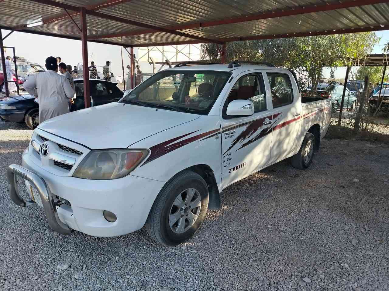 تويتا دبل 2008 مشرع وطني بيها قطعتين محرك مكفول من تنقيص او تبخير حدادية السعر 135
