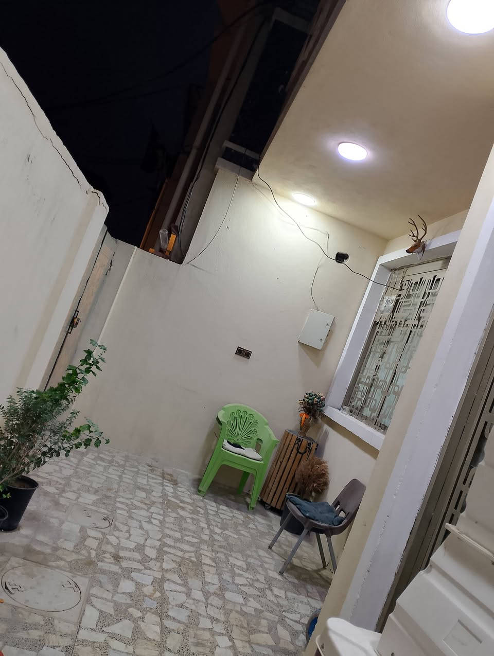 بيت للبيع الكاظمية الثانية الطي بدايه نزال عباس الكهربائي بشارع ١٢ ثالث فرع عاليسره المربع الذهبي مساحته ١١٤م واجهة ٧ ونص مدخلين مطبخ وحولي وصالة ضيوف وغرفه نوم وصحيات ثنين خارجيه وداخليه والطابق الثاني غرفه نوم كبيره وغرفه مخزن صغير ماء أسأله كهرباء وطني وسحب الأتصال عالرقم ***********
