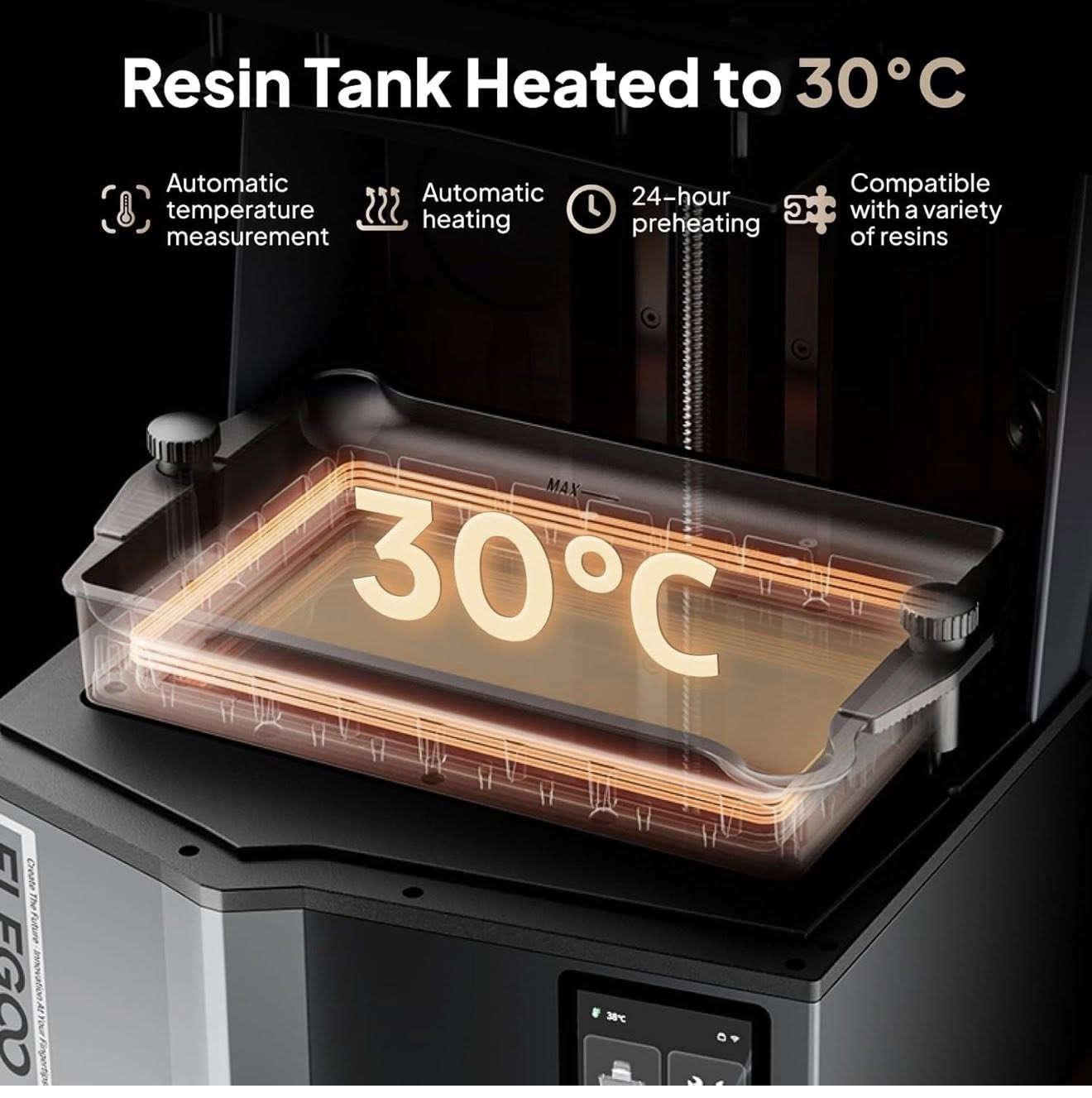 متوفر من امازون طابعة 3D بتقنية الرزين💐

طابعة ELEGOO Saturn 4 Ultra 16K 
ثلاثية الأبعاد بتقنية الراتنج MSLA، 
مزودة بسخان خزان ذكي، 
وسرعة طباعة عالية تصل إلى 150 مم/ساعة، 
وكاميرا ذكاء اصطناعي مع إضاءة، 
وواي فاي مدمج، 
وحجم طباعة كبير 211.68×118.37×220 مم³

لمزيد من المعلومات التواصل بالخاص او واتساب ***********💐
