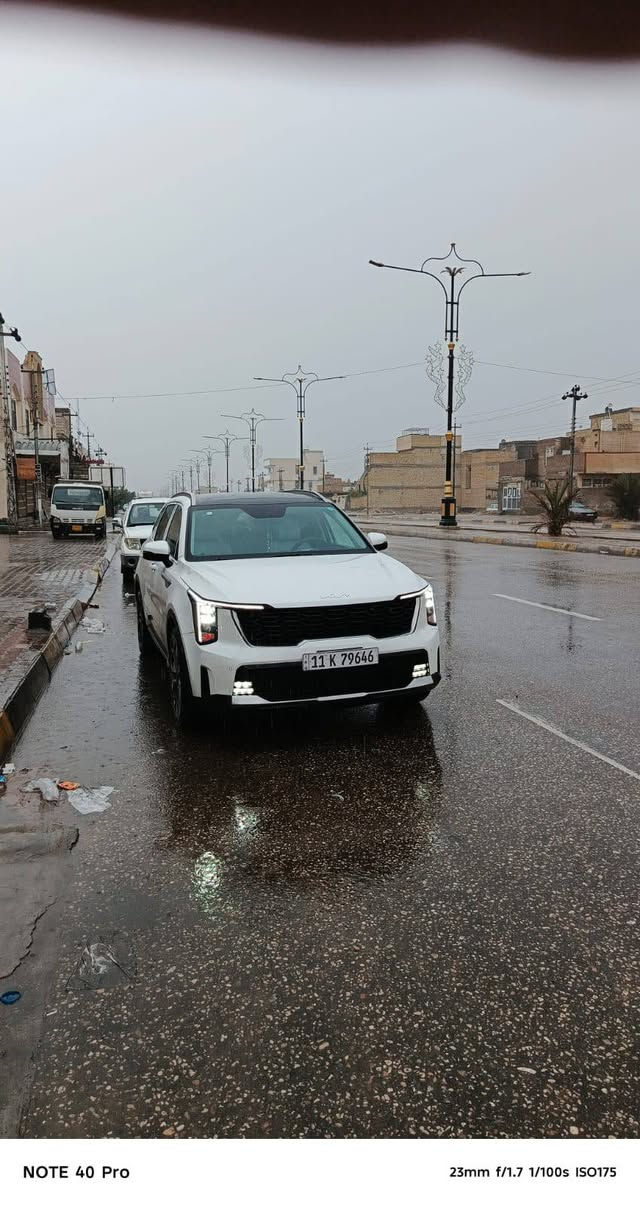 سلام عليكم 
سيارة سورنتو 2025 ماشيه 7000مكفوله كفاله عامه و خليجيه طالعه من شركه باركود 
 مواصفات 
رقم بغداد بسمي 
بانوراما 
دبل كامره خلفي 
ويل 20
داتا شو 
اناره محيطيه متعدده الالوان 
لايت زنون عالي ناصي
لايت خلفي امامي LED
 بعده وضع الشركه سياره 
كير ماوس
كشنات كهربائي
هندبرك دكمه 
وضعيات قياده 
مساعده منحدرات 
جنطه كهرباء
تشغيل عن بعد 
بردات خلفيه
شاشه متصل 
دوشمه جلد مخلفه ارضيه وكشنات 
شاحن وايرلس 
كيجات متغير الكتروني وعادي
نقطه عمياء
شاشه لمس متغير التحكم 
ستيرن فول تحكم
7راكب
الاناره الداخليه LED
دخول بصمه ذكي
حساس امامي
حساس خلفي
قبضات الباب الالمنيوم 
مري شفط
حاملات اكواب 
جام 4 AOT
جام على بصمه يصعد وينزل 
تشغيل عن بعد..
.
مكاني كربلاء 
***********
 الاستفسار عن هاذ الرقم
