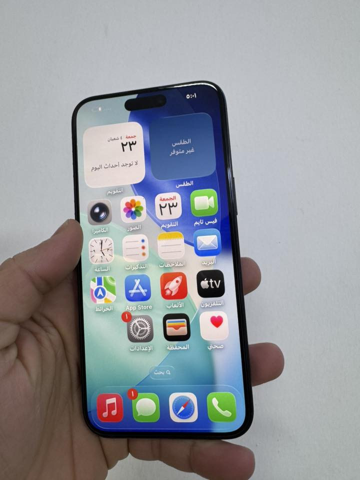 السلام عليكم من رخصت الادمن تلفون 15 برو ماكس للبيع ذاكرة 256 بطارية 91‎%‎ مثل مواضح بصوره جهاز جديد فقط جهاز بدون كارتونه جهاز عربي سعره 975 الف بي مجال شي بسيط للتواصل على رقم *********** مكاني بغداد
