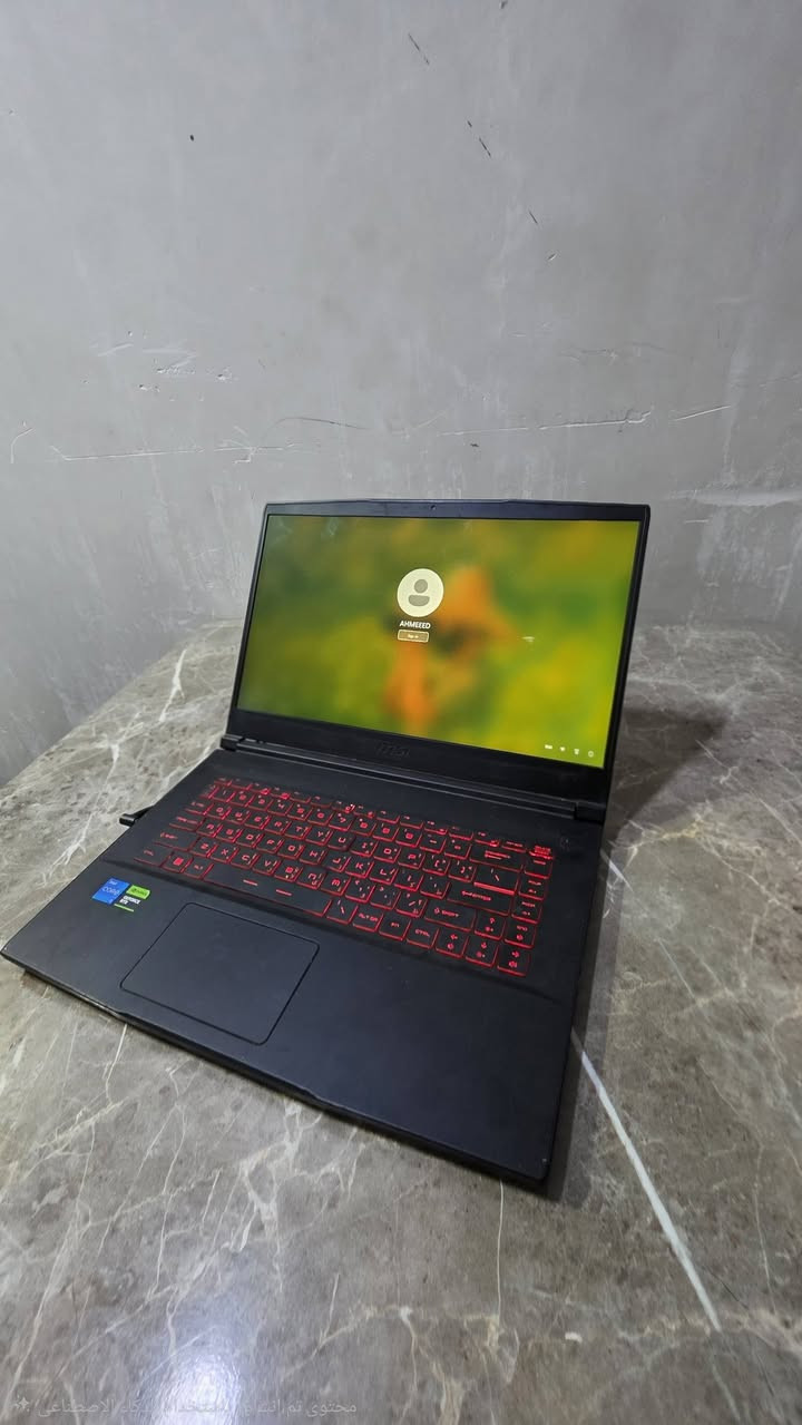 لابتوب MSl
GF63
المعالج: i5 core ntelا (جيل. (12
(4GB) NVIDIA GeForce RTX 2050 :astal 5
8GB RAM :8_SINI
التخزين. NVMe SSD 512GB
اللبيع غراضة كاملة حتنى كارتونة مداخل تصليح شغال 100
بس الشاشة شوية تضررت على اثر وكعة موضح بالصورة
للبيع
سعر 200 الف
تواصل واتساب فقط
***********
