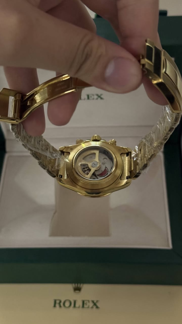 رولكس دايتونا ذهبي سناتر مكينة أوتوماتيك كشف ماستر كوالتي جديدة بغلافها
أول 75 الف تم توصيل لجميع المحافظات


**إذا كنت صاحب هذا الإعلان وتريد حذفه لأي سبب، رجاءا أرسل رسالة إلى الدعم الفني**