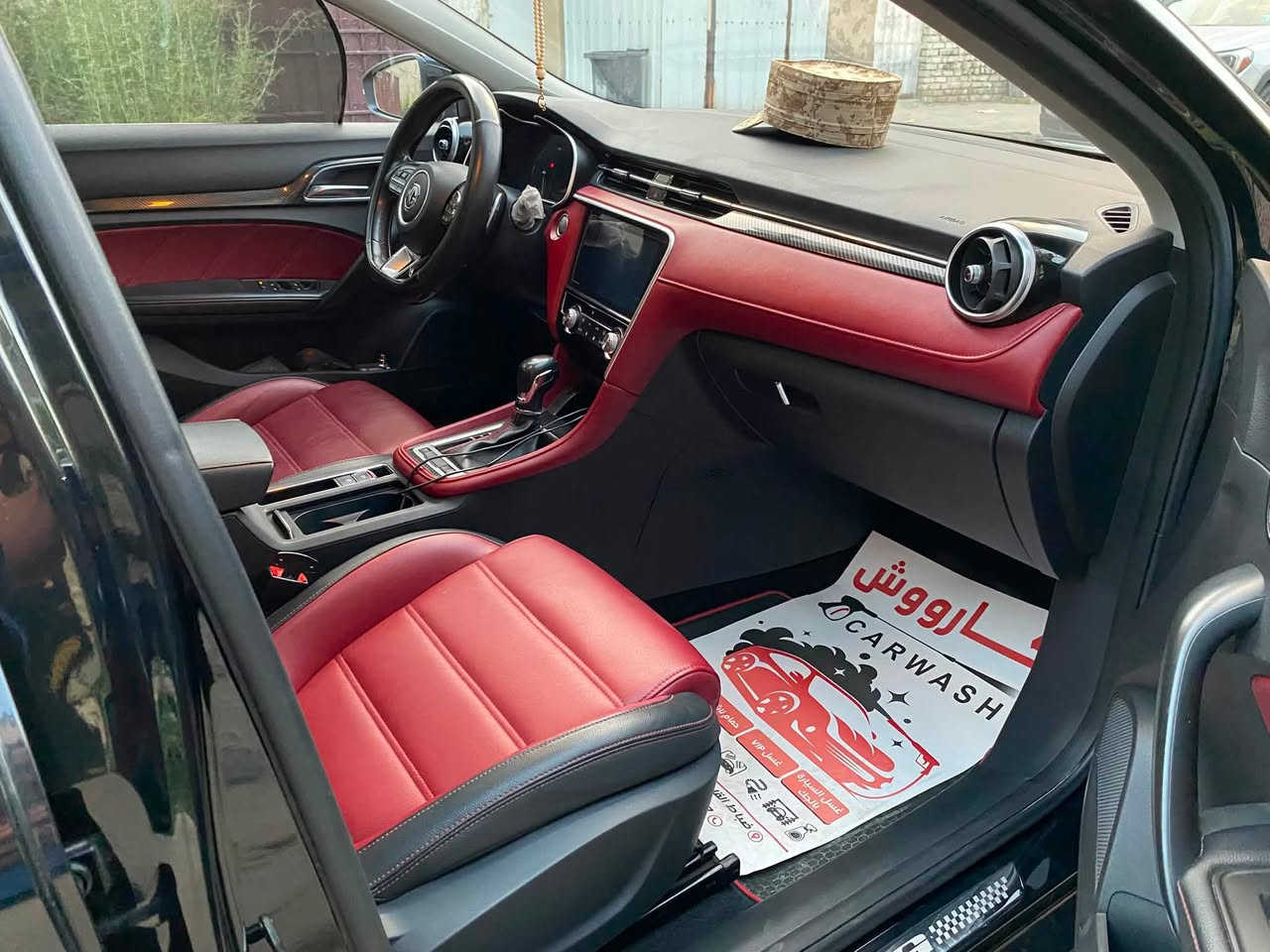 بسم الله الرحمٰن الرحيم

⸻

🚗 MG6 موديل 2023 فول مواصفات – للبيع على   الشرط التحويل  🔥

🔹 مكفولة من الصبغ والضربة (شاصي وكالة 100%)

🔹 استعمال شخصي ونظيف جداً

🔹 جاهزة استخدام فوري – ما تحتاج تذب عليه ولا فلس وادامه كامله كله جديد 🧿

⸻

✨ المواصفات (فل كامل):

🔴 داخل احمر + اسود 

✔️ 3انضمة قياده  ( سبورت + نورمال + ايكو )

✔️ نضام اوتو هولد 

✔️ هاند بريك دكمه 

✔️ فتحة سقف 🌤️

✔️ شاشة كبيرة + نافيكيشن

✔️ كاميرا + حساسات أمامي وخلفي

✔️ مقاعد جلد فخمة

✔️ تشغيل بصمة + دخول ذكي

✔️ مثبت سرعة

✔️ تحكم ستيرن

✔️ عدادات ديجيتال

✔️ إنارة LED كاملة

✔️ مرايا كهرباء + طي

✔️ مكيف ثلج ❄️

✔️ مكينه 1500 تيربو 

⸻

💎 ليش هاي السيارة تختلف؟

🔥 شكل رياضي ملفت وين ما توقفها

🔥 صرفية بنزين ممتازة + عزم حلو

🔥 مواصفات فول بسعر أقل من السوق

🔥 نظافة على الشرط وتفحص وين ما تريد

⸻

💰 السعر:

💵120 (قابل للنقاش ) بعد المعاينة

⸻

📞 التواصل:

*********** او واتساب 

⸻

والرزق على الله اذا معجبتك السياره خلي لايك وتعليق علمود يصعد المنشور

⸻

 🔥 مكاني بغداد
      شارع فلسطين

