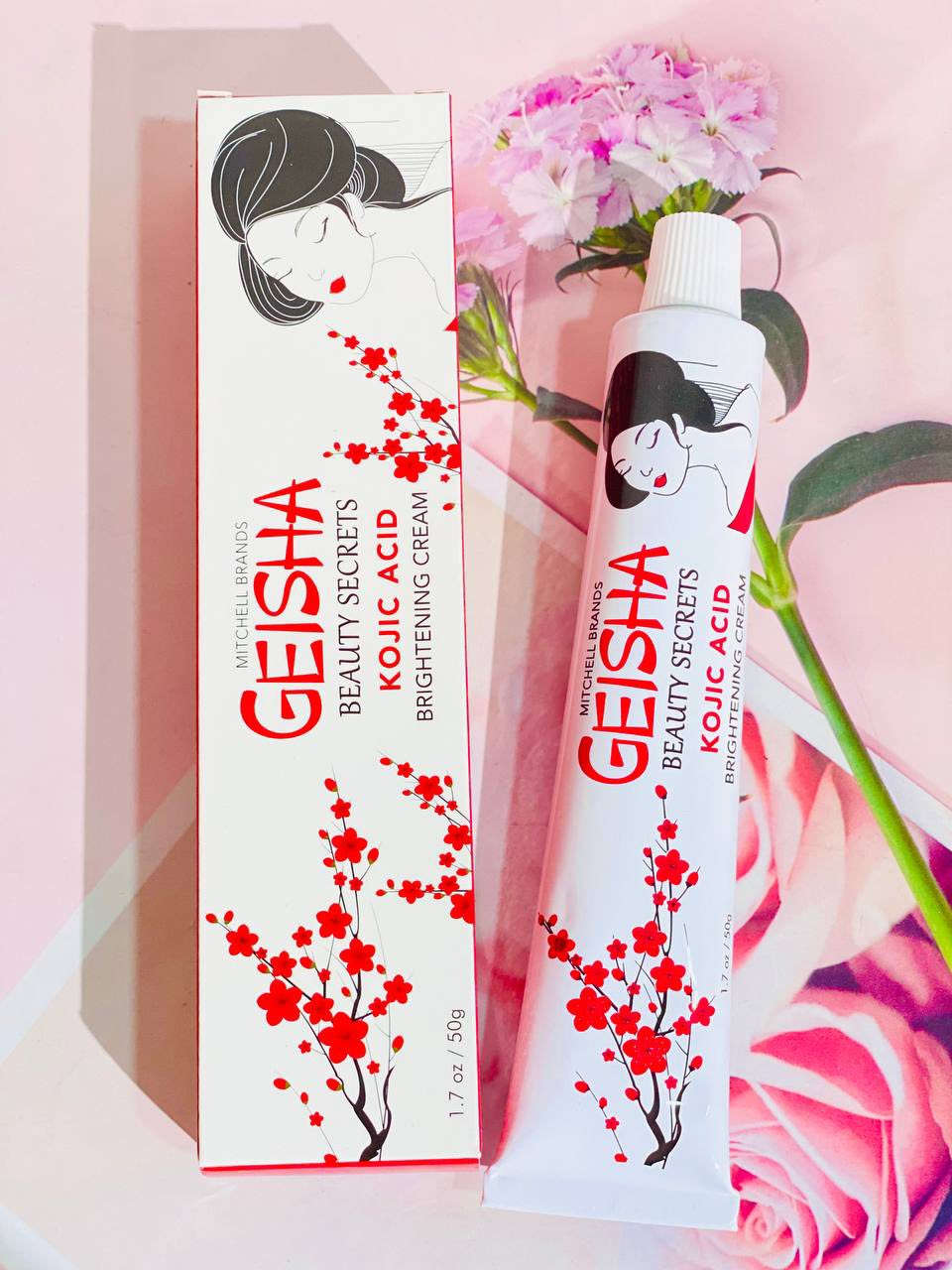 ✨ عصارة غيشا من كوجي ✨
GEISHA BEAUTY SECRETS KOJIC ACID BRIGHTENING 
CREAM
🌟 كريم غيشا العالمي 🌟
🔑 سر من أسرار الجمال بـ حمض الكوجيك 🔑
💖 فوائد المنتج:
 ⚡ أقوى كريم لتفتيح البشرة: يحتوي على حمض الكوجيك المعروف بقدرته العالية على تقليل التصبغات والبقع الداكنة.
 🎯 توحيد لون البشرة: يساعد في تحسين مظهر البشرة غير المتجانسة ومنحها مظهراً متناغماً.
 ☀️ مكافحة الكلف والنمش: يقلل من ظهور الكلف والنمش الناتج عن أشعة الشمس أو التغيرات الهرمونية.
المنشأ لبنان الأصلية 🇱🇧
#للحجز_والاستفسار_دايركت
#تصويرنا + #بوست


**إذا كنت صاحب هذا الإعلان وتريد حذفه لأي سبب، رجاءا أرسل رسالة إلى الدعم الفني**