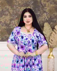 فستان نسائي خامة كشمير ثري دي درجة اولى   فري سايز قياس خاص وعادي  لحد...