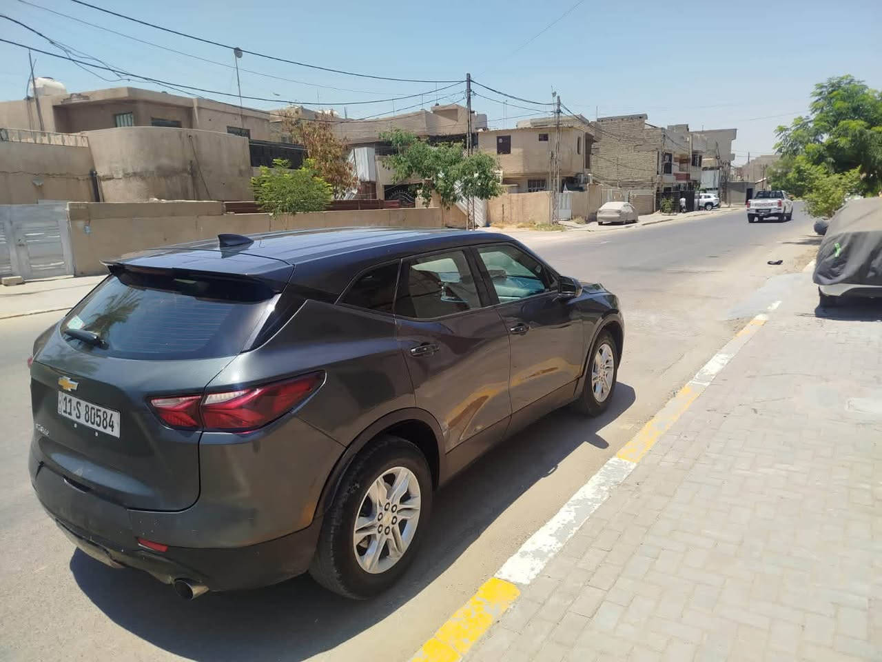 شوفرليت بلايزر 2LT موديل 2020
رقم بغداد باسمي سنويه لغاية 2028
ماشيه 83 mi
بصمه اربع ابواب وتشغيل 
كامرا وشاشه بلاديه 
كشن كهرباء 
تحكم ستيرن 
هند بريك بصمه 
تبريد امامي خلفي 
منافذ شحن امامي خلفي 
محرك 3600 / 3 انظمة قيادة 
تخم تاير جديد 
كشنات جلد 
ضرر السياره / بنيد وجاملغ مبدل 
دعاميه RS 
ضرر خلفي مصلح 
صور الحادث مرفقه بالمنشور 
مكان السياره بغداد الدوره 
معروضه ب162  وبيها مجال 
للاستفسار ***********
