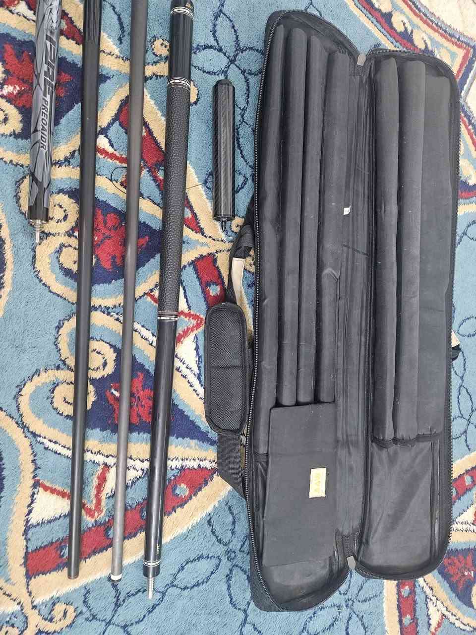 سلام عليكم
عدة كاملة
كيوب يفن كاربون فايبر اصلي وزن ٢١ 
عليه تب كاموي زجاج 
اكستينشن 
كيوب جمب 
جنطة 
كلهن ب 250 
***********
مكاني بغداد
