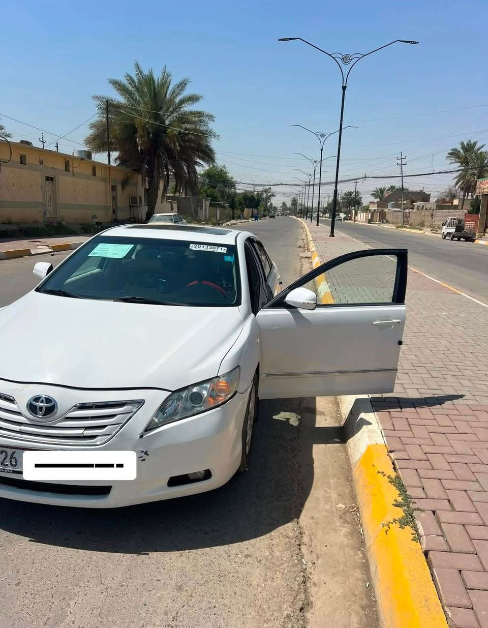 السلام عليكم مكلف مكلف سيارت صديقي مكلف مكلف
للبيع كامري 2008 وارد خليجي، فئة GXL (فل مواصفات)

🔹رقم صلاح الدين دولي تريد تحويل تريد وكاله

🔹 محرك 2400/4 سلندر

🔹 لون أبيض ثلجي

🔹 كير ومحرك فول

🔹 تحكم بالدركسون من جهتين

🔹 مثبت سرعة

🔹 كشن كهربائي

🔹 بردة خلفية

🔹 فتحة السقف عاطله 

🔹 شاشة لمس

🔹 كاميرا خلفية

🔹 حساسات خلفية

🔹 تبريد ثلج قطعتين

🔹 تخم تايرات جديد

🔹كشانه تغليف 

🔹بطاين باب تغليف 

🔹لايت زنون 

السيارة جاهزة مال جناي 

ومصروف عليها وما تحتاج أي شيء 

💰 السعر 105 

📍 العنوان: صلاح الدين - الشرقاط

📞 ***********

غير متواجد على الفيس، وإذا ما عندك رصيد رمش وأنا أخابرك.
