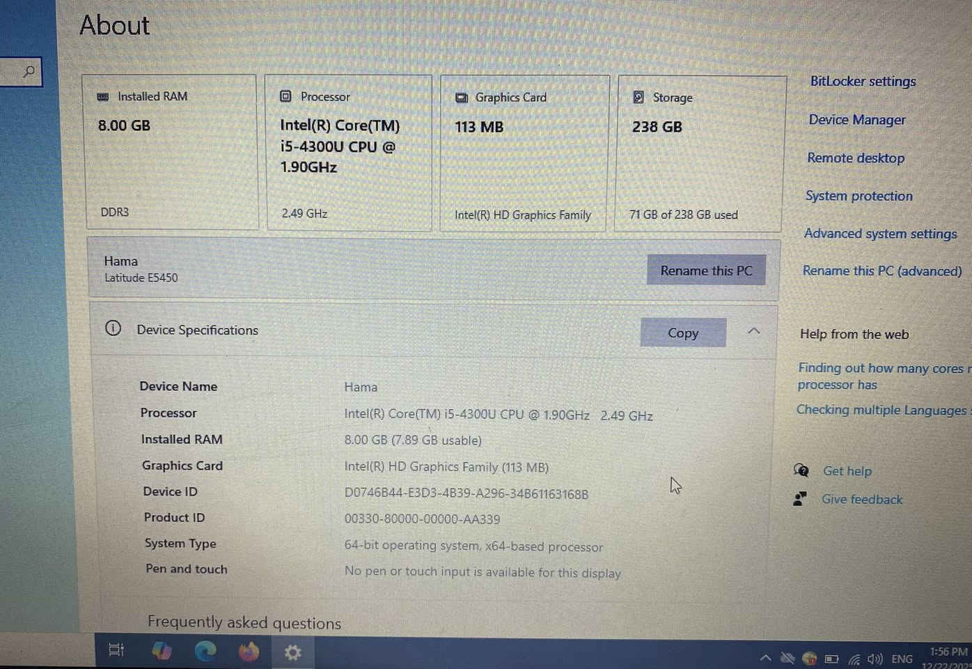 لاپتۆپ Dell ( هەولێر ) ( ١٢٠ هەزار + مەجال )
تێبینی / پاتریەکەی زەعیف بووه و دەبی بگۆڕدرێ


**إذا كنت صاحب هذا الإعلان وتريد حذفه لأي سبب، رجاءا أرسل رسالة إلى الدعم الفني**