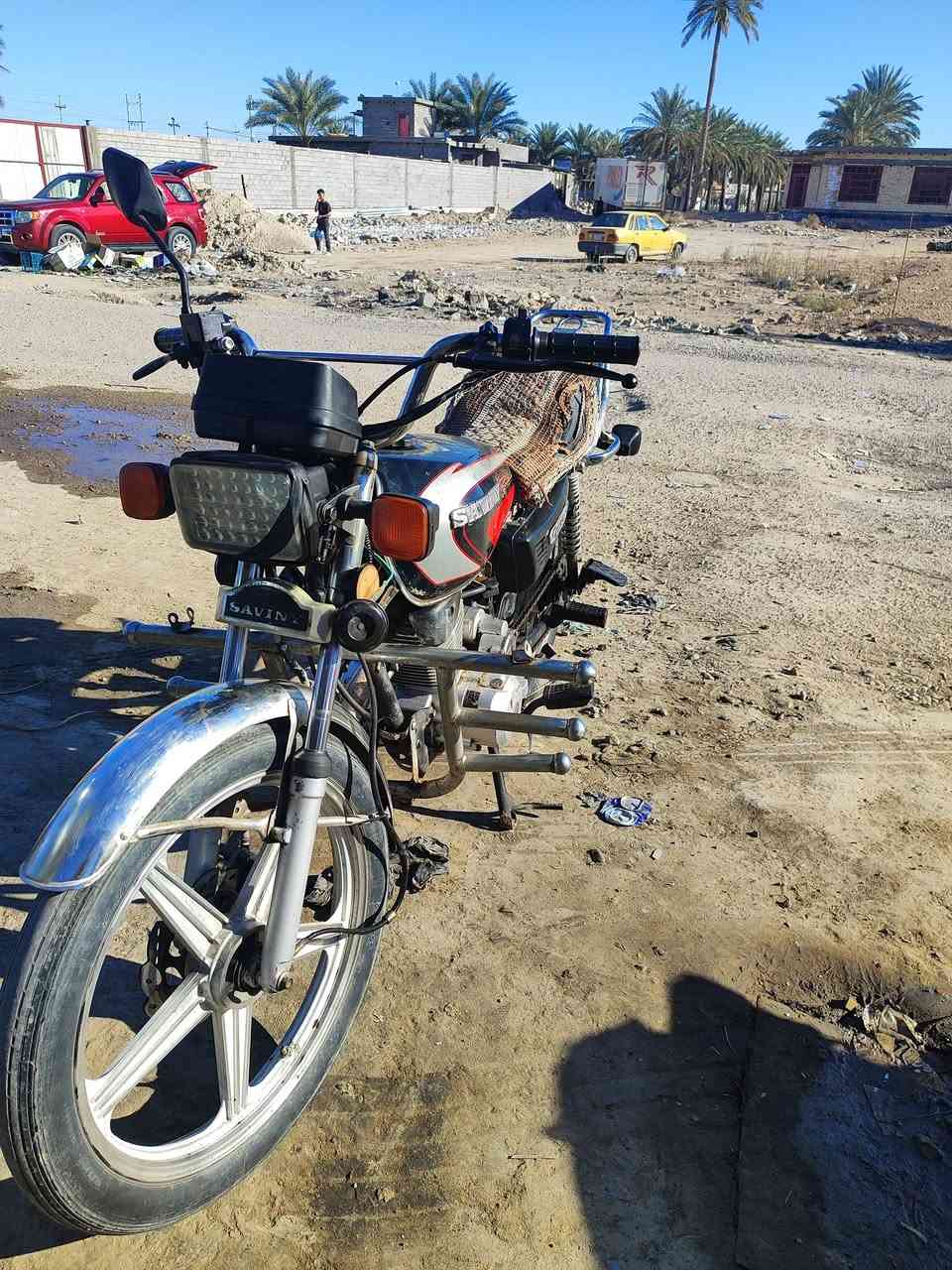 السلام عليكم دراجه ايراني للبيع 
موديل 2020
لايت شغال 
اشاير شغاله 
مكاني الكرمه 
السعر 325بي مجال بصيط 
للاستفسار ***********
