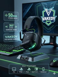 VAKEDY HW20 • صوت محيطي ٣٦٠ • إضاءة RGB