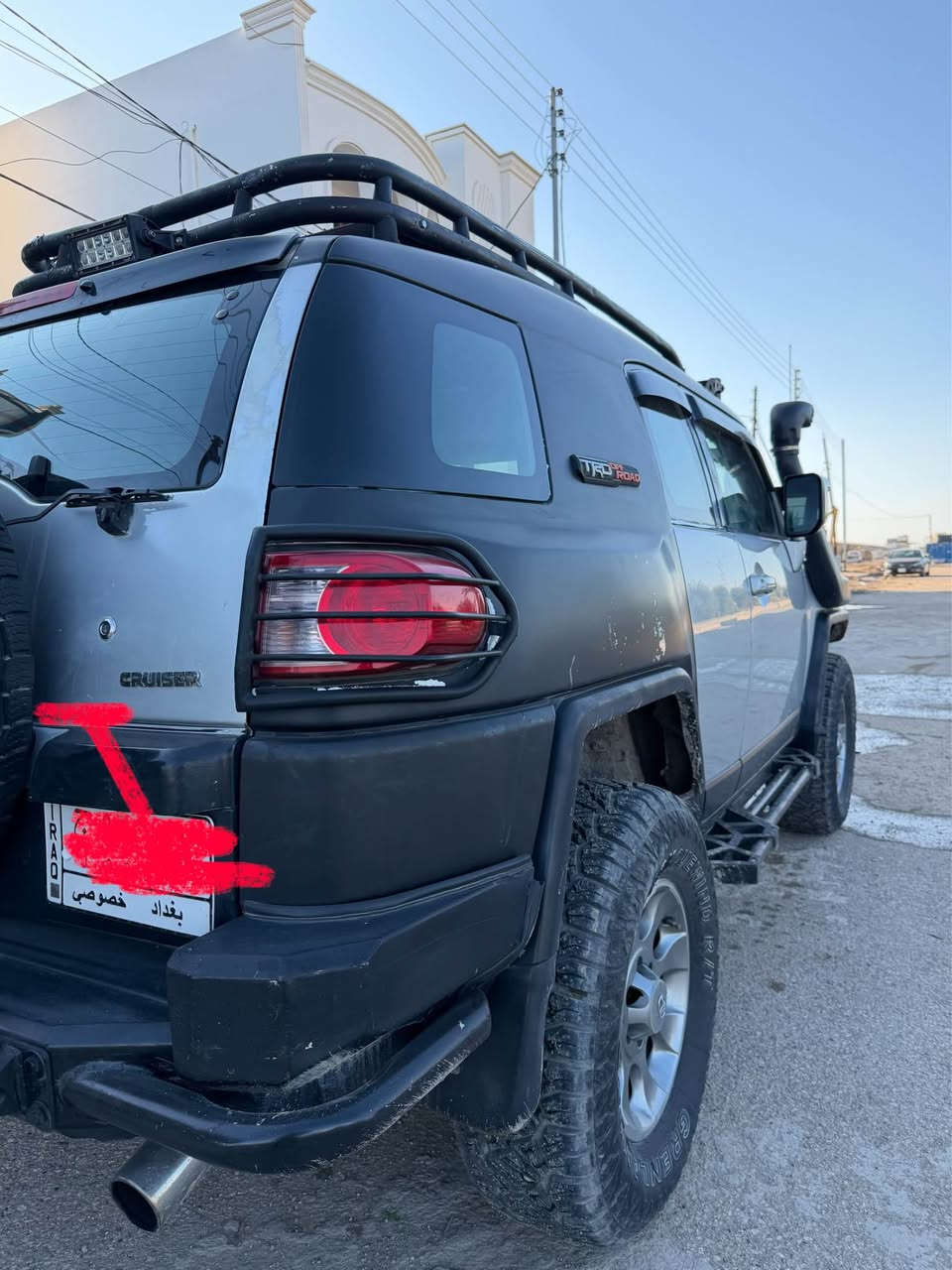 تويوتا اف جي 2008 خليجي  رقم بغداد تحويل مباشر مكفوله من الحادث والطخه والبارد مزوده ومرفعه 3 انج صدر امامي خلفي  جديد تخم تاير جبلي جديد مزوده ايتراك دلفوك 
فور ويل شغال كير و مكينه  مكفولات  مكينه سته سلندر  لا تنقيص ولاتبخير  كلش نظيفه
دمام خلفي 
هوك خلفي  دبل تانكي سعه 170 لتر  
عليها ادامه كامله من نوزلات بلكات كهربائيات مابيها اي كلوب مشتغل كشنات جلد .
فيت بم جديد دبل بار امامي خلفي  سياره ترايها كلش حلوو  مال جبال وطرق وعره 
بيها جراد بالبنيد  السياره خير من الله عارضها 155 الشراي يتواصل على خطي وبي واتس 
*********** العنوان الرمادي الرمادي, الأنبار
