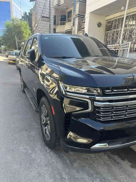 تاهو امريكيه موديل 2022  فول مواصفات رقم بغداد بدون ايرباك صور الحادث بالإعلان عنواني المنصور *********** سعرها 420
