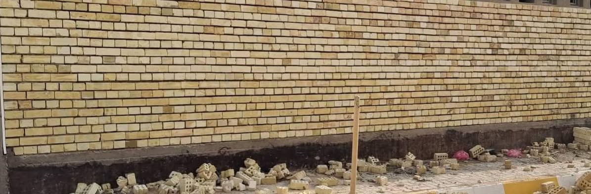 السلام عليكم خلفه بناء طابوك ابلوك فرمستون شغل دراجه أوله ولتزام بل عمال موجود كادر ***********
