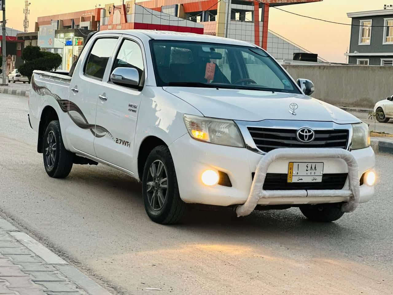 هايلوكس 185$ وبيها مجال
المحرك/ 4 سلندر 2700 بانزين
الكير / عادي
الرقم جديد/ بابل مميز مشروع وطني شرط مداور ثاني يوم بسمي
الموديل /2013 شاصي /19
التبريد فول ثلج وتدفئه
المحرك والگير كفاله عامه ما مفتوح برغي بي
لا تنقيص ولا تبخير ولا مجفت ولامفتوح ابدا
بيها بارد قليل جدا 
السياره استخدام شخصي مال جناي
مكاني / كربلاء الحسينية الوند  
رقم تلفون ***********
