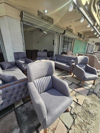 تخم تركي استيراد يتكون عدد المقاعد 10 قماش وتر بروف ارجل فريم كامل خشب...