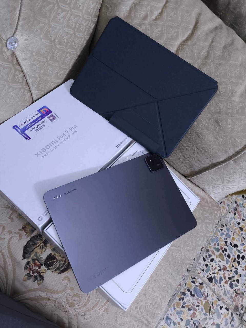 شاومي باد 7 برو 
512 
كامل ملحقات جديد
بطارية 100
بي ضربة خفيفة فطر بالكلاس  ممبين لان شاشته ورقيه 
بيع فقط ماراوس 
مكاني خان النص الحيدريه طريق نجف كربلاء عمود 617
***********
توصيل ماعندي النجف, العراق
