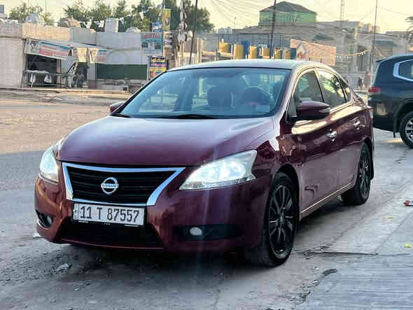 السلام عليكم ورحمه الله.                            نيسان سنترا وارد 2014.                  فول مواصفات     مكينة 4/سلندر  . فئه  SL       بصمه تشغيل.   بصمه ابواب.      فتحه سقف.             كشنات جلد.     كامره.     وبعد بيهة مواصفات. كير مكينة صدر تخم تاير كله جديد ما بيها اي نقص رقم بغداد الإنكليزي الجديد بسمي العنوان بغداد السعر على الاتصال *********** بغداد
