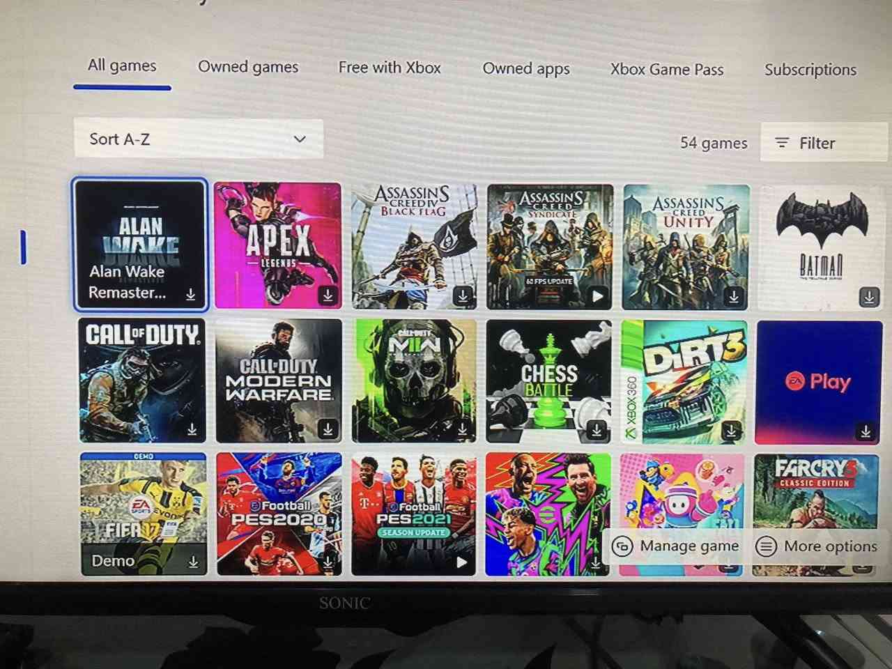 Xbox one fatللبيع
مساحة التخزين نصف تيرا 

الجهاز نظيف ما مفتوح جاهز من كل النواحي شغل و العب ويا هواي العاب مملوكة مثل ما موضح بالصور 
السعر 160 الف 
مكاني صلاح الدين


**إذا كنت صاحب هذا الإعلان وتريد حذفه لأي سبب، رجاءا أرسل رسالة إلى الدعم الفني**